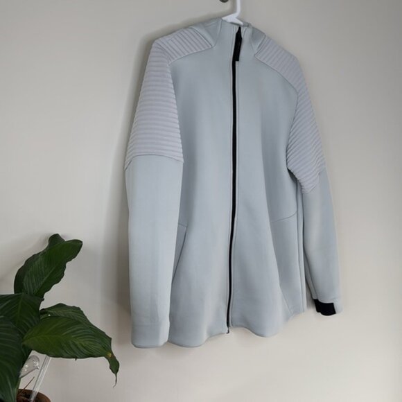 Under Armour Men Light Blue Move Airgap Zipper Hoodie Jacket Size XL - Picture 3 of 16